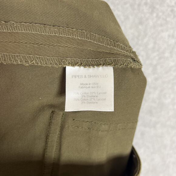 Veronica Beard Army Green Field Mid Rise Cargo Jogger Pant Size 4 - Picture 13 of 13